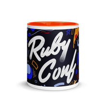 Load image into Gallery viewer, Official RubyConf 2024 Mug with Orange Color Inside