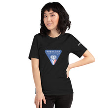Load image into Gallery viewer, RubyConf Official Conference Unisex T-shirt (with left sleeve imprint)
